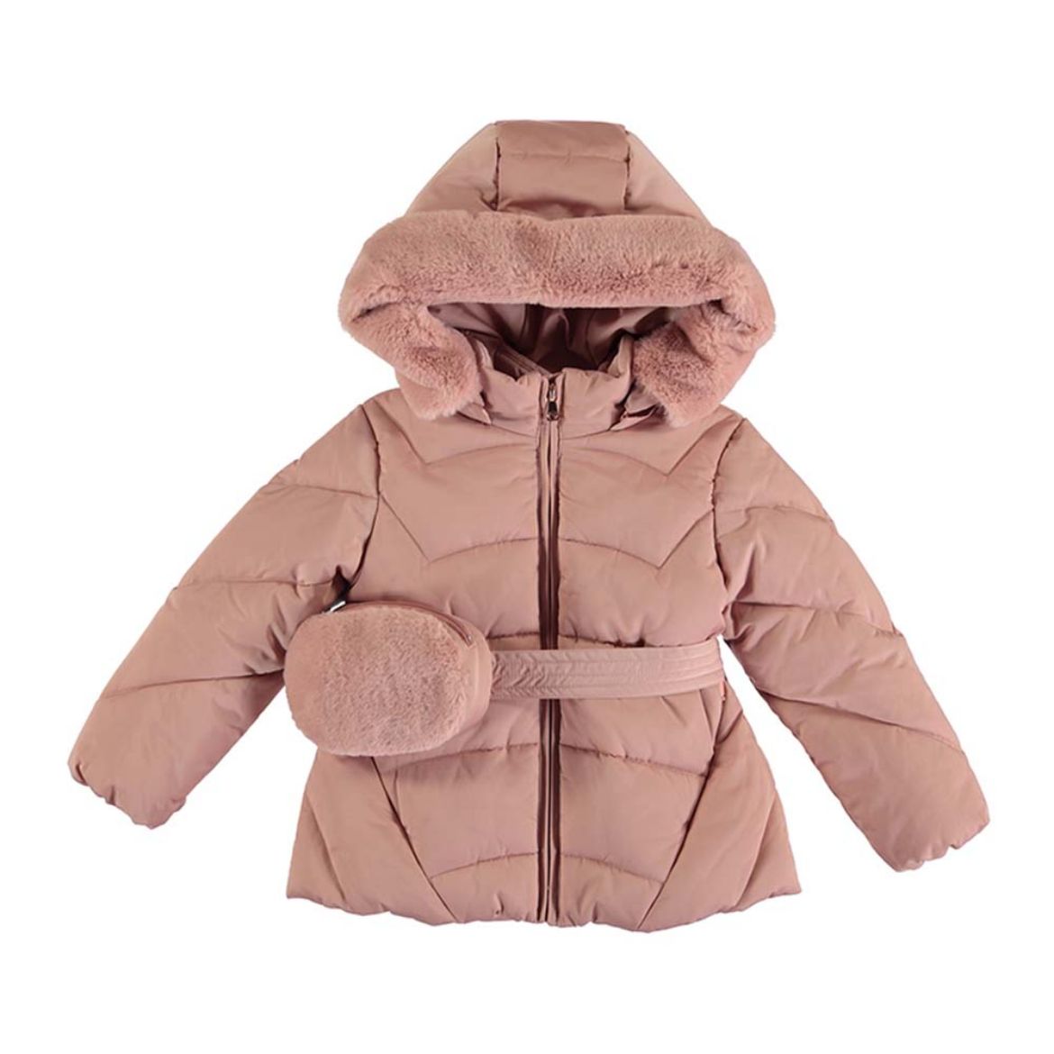 childrens pink padded coat