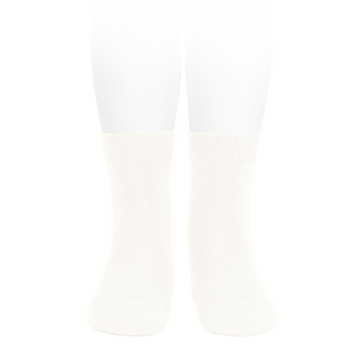 Condor Plain Stitch Basic Short Sock - Cream. Melanie Louise Childrens ...