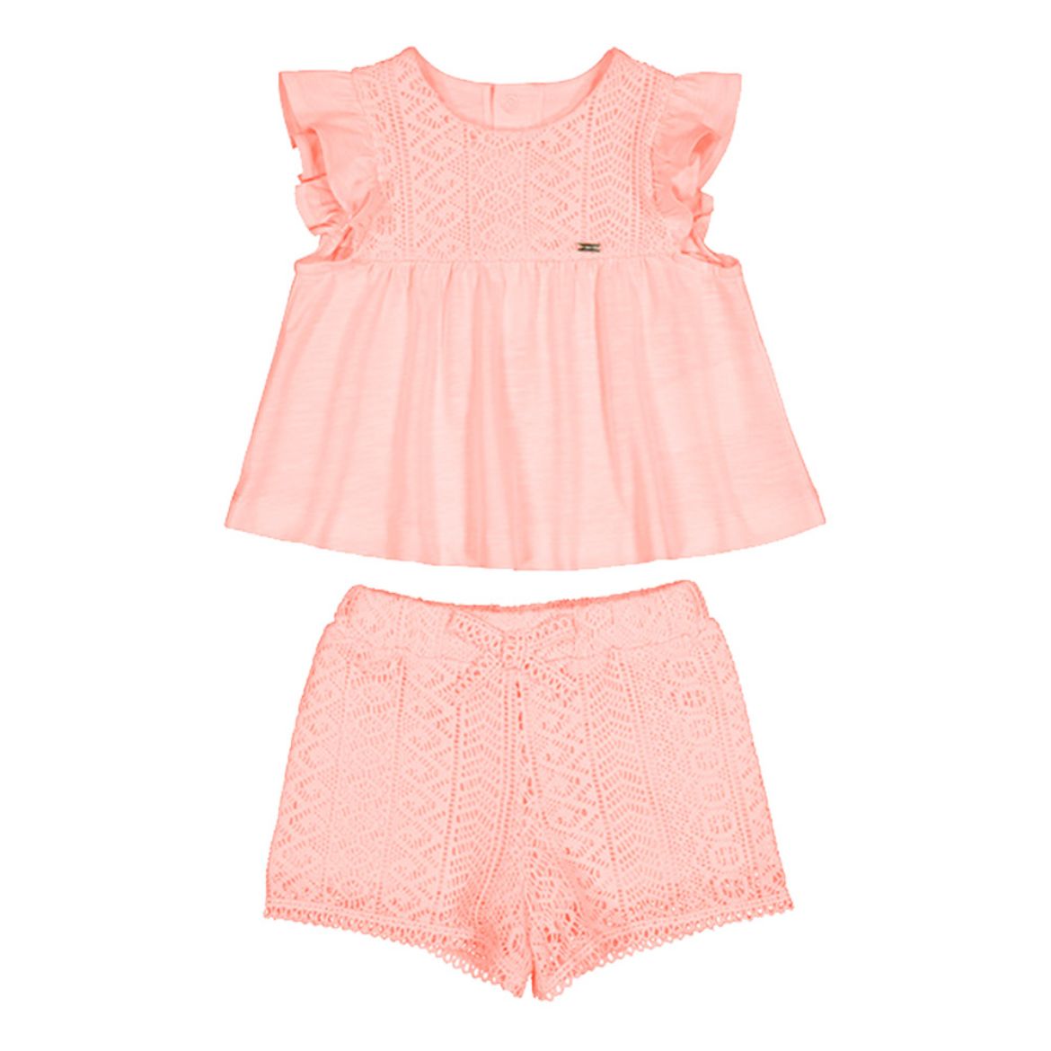 Picture of Mayoral Baby Girls Pink Short Set