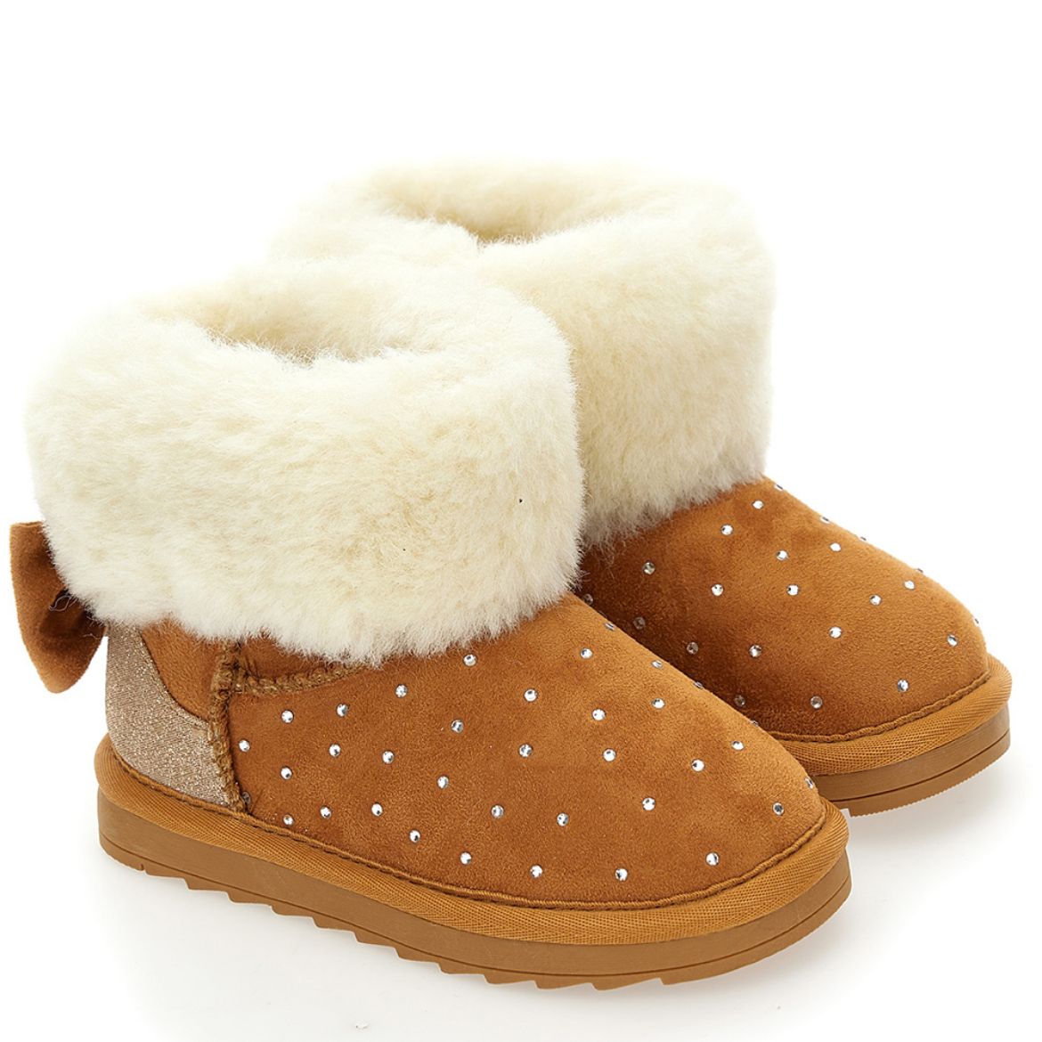 Picture of Monnalisa Beige Fur Boot