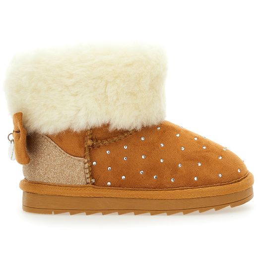 Picture of Monnalisa Beige Fur Boot