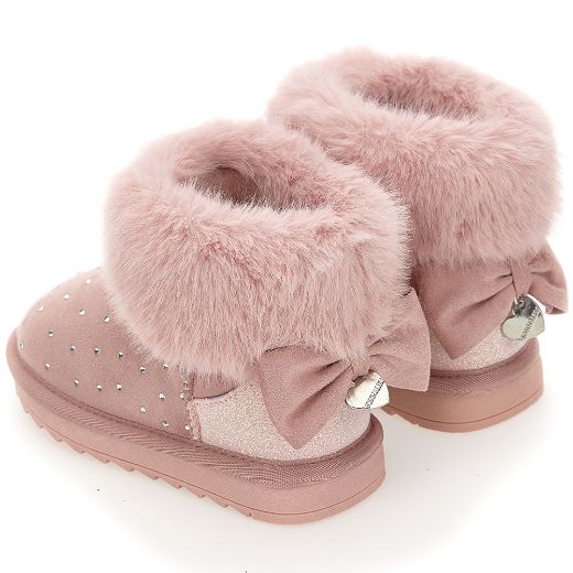 Picture of Monnalisa Pink Fur Boot