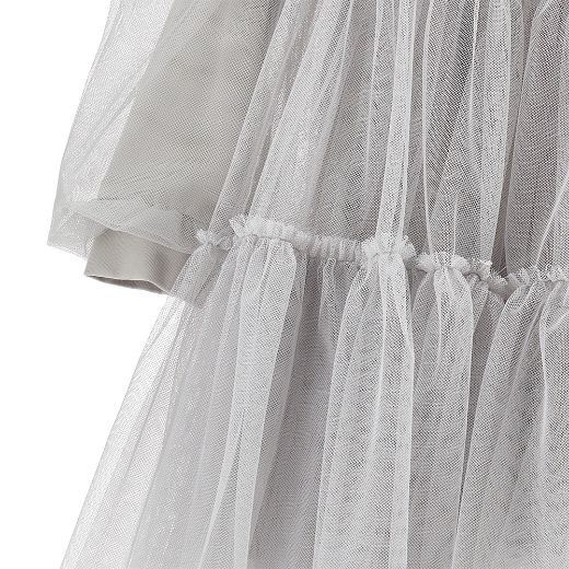 Picture of Monnalisa Grey Tulle Dress