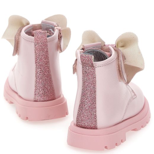 Picture of Monnalisa Baby Pink Bow Boots