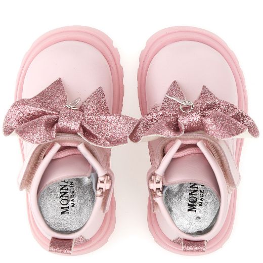 Picture of Monnalisa Baby Pink Bow Boots