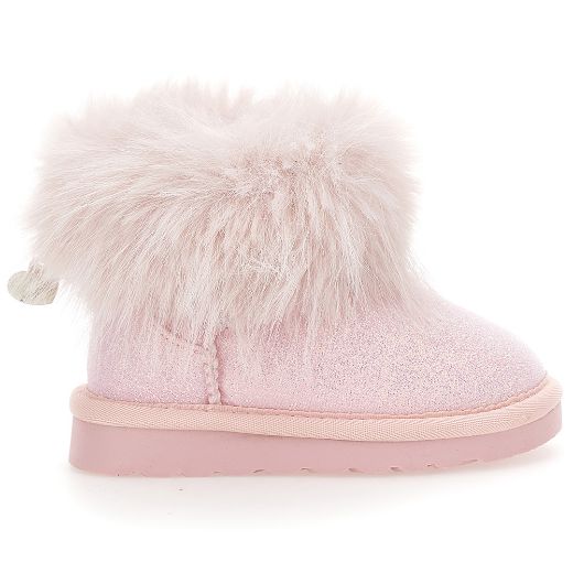 Picture of Monnalisa Baby Pink Fur Boots