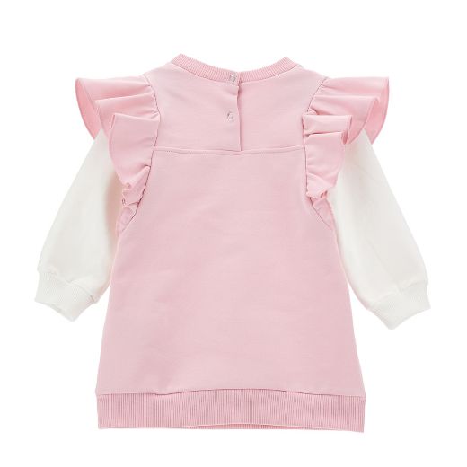 Picture of Monnalisa Baby Pink Bear Jumper Dress