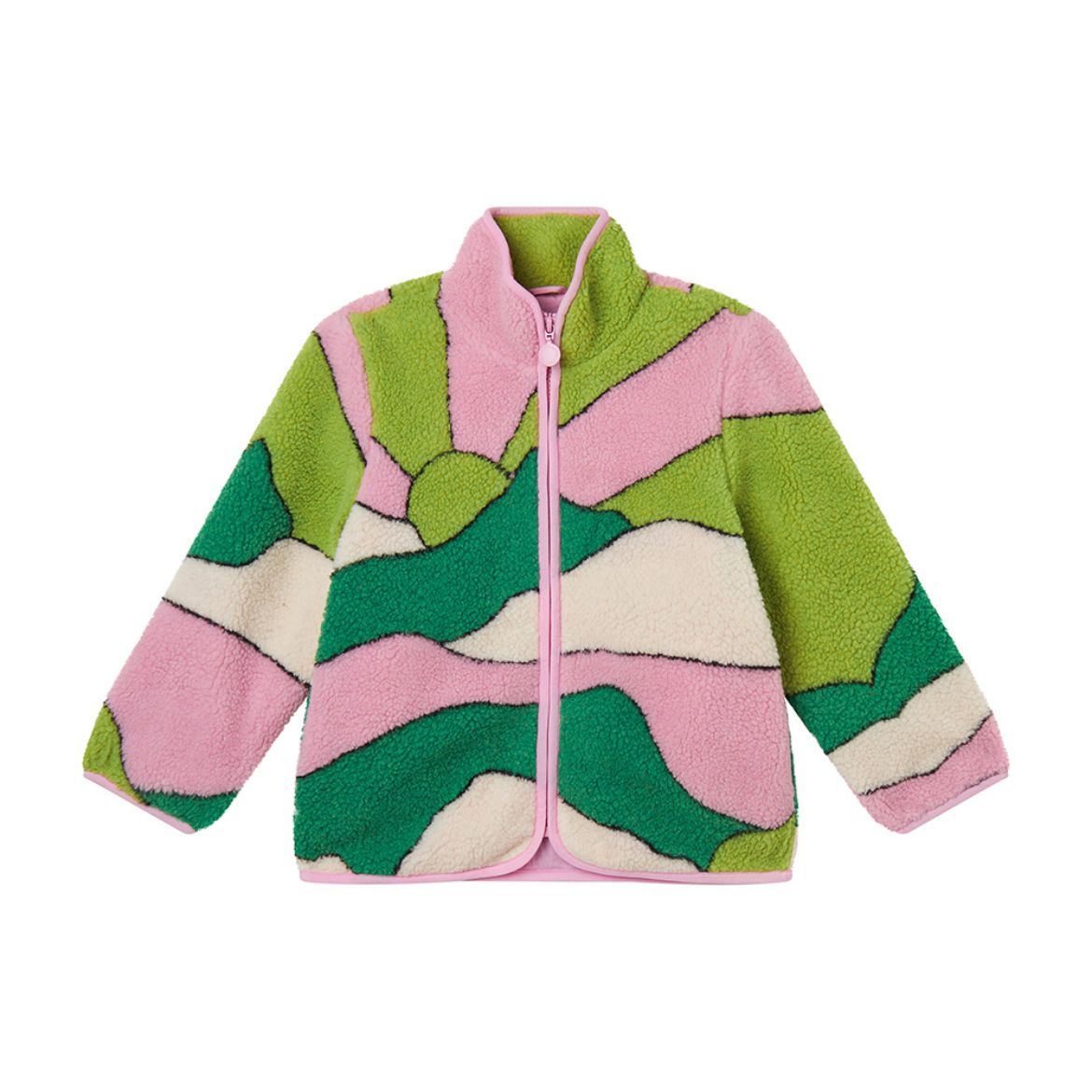 Picture of Stella Mc Cartney Green & Pink Fleece