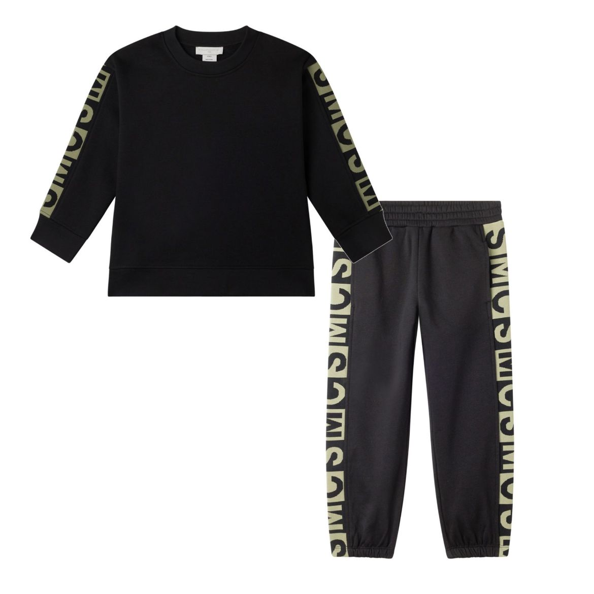 Picture of Stella Mc Cartney Black & Green Tracksuit