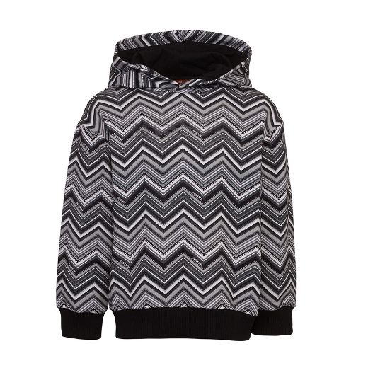 Picture of Missoni Black Zig-Zag Hoody Tracksuit Set