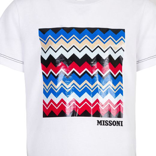 Picture of Missoni Boys White T-Shirt