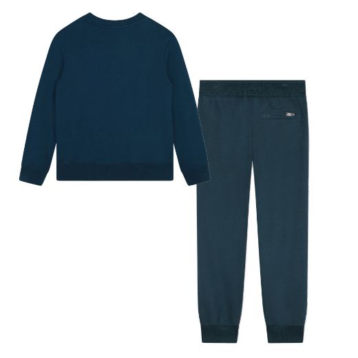 Picture of Lanvin Boys Blue Tracksuit Set