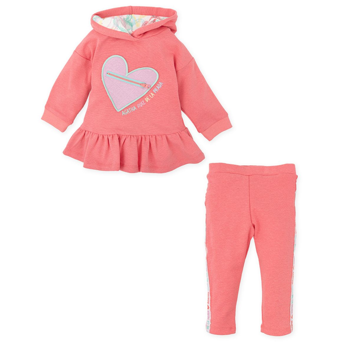 Picture of Agatha Ruiz De La Prada Dusty Pink Jumper & Leggings Set