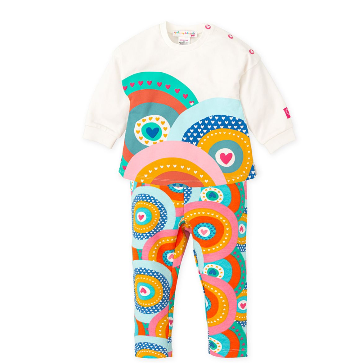 Picture of Agatha Ruiz De La Prada White Multicoloured Leggings Set