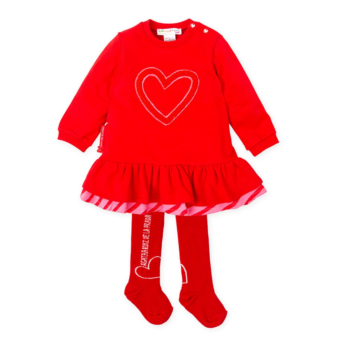 Picture of Agatha Ruiz De La Prada Red Dress with Tights