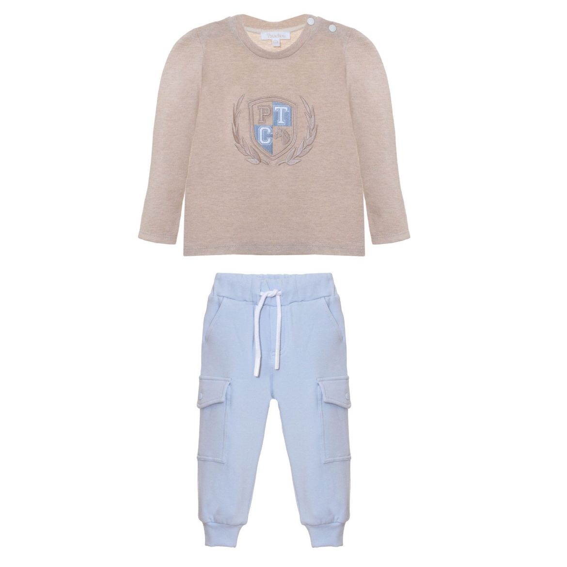 Picture of Patachou Boys Beige & Blue Set