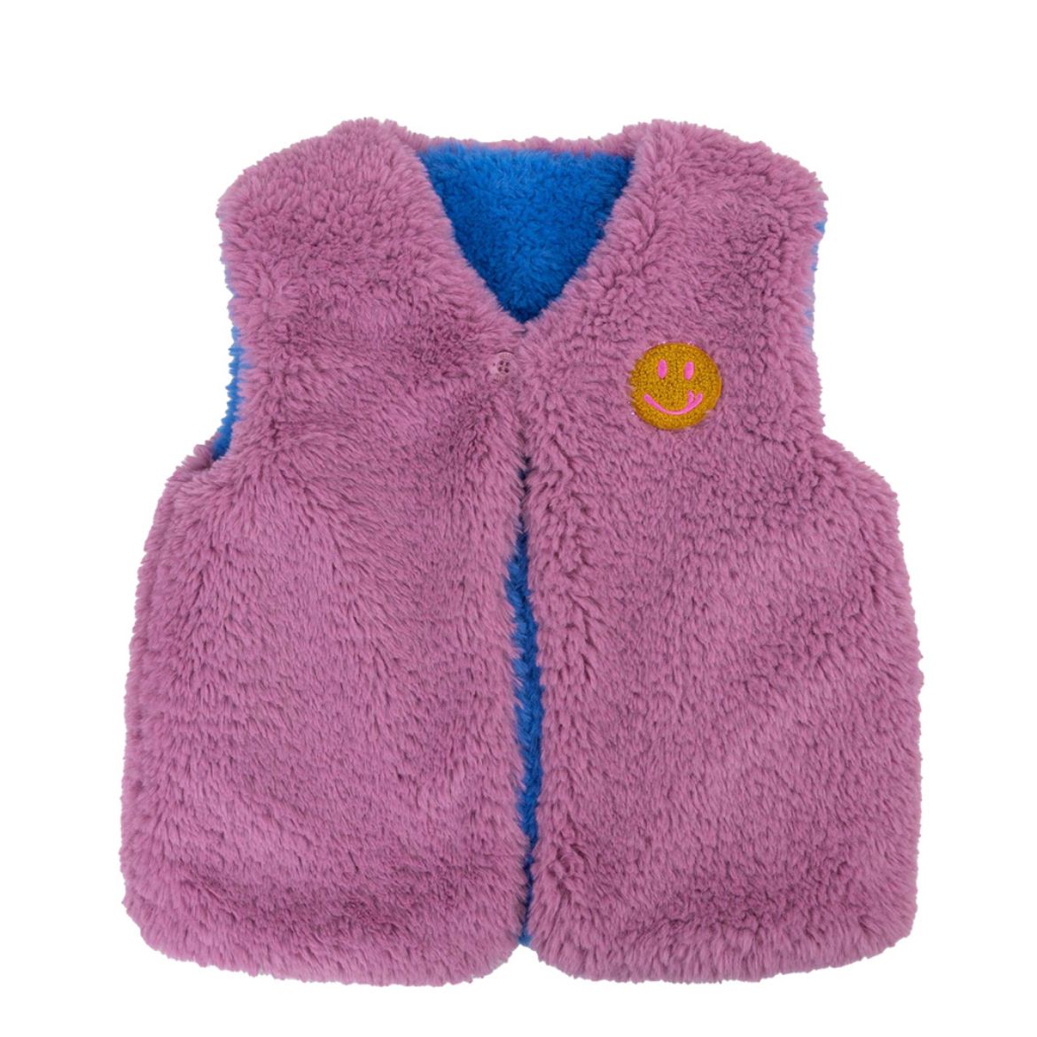 Picture of Oilily Cuzz Purple Reversible Faux Fur Gilet