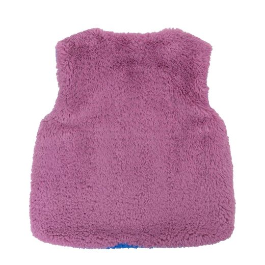 Picture of Oilily Cuzz Purple Reversible Faux Fur Gilet