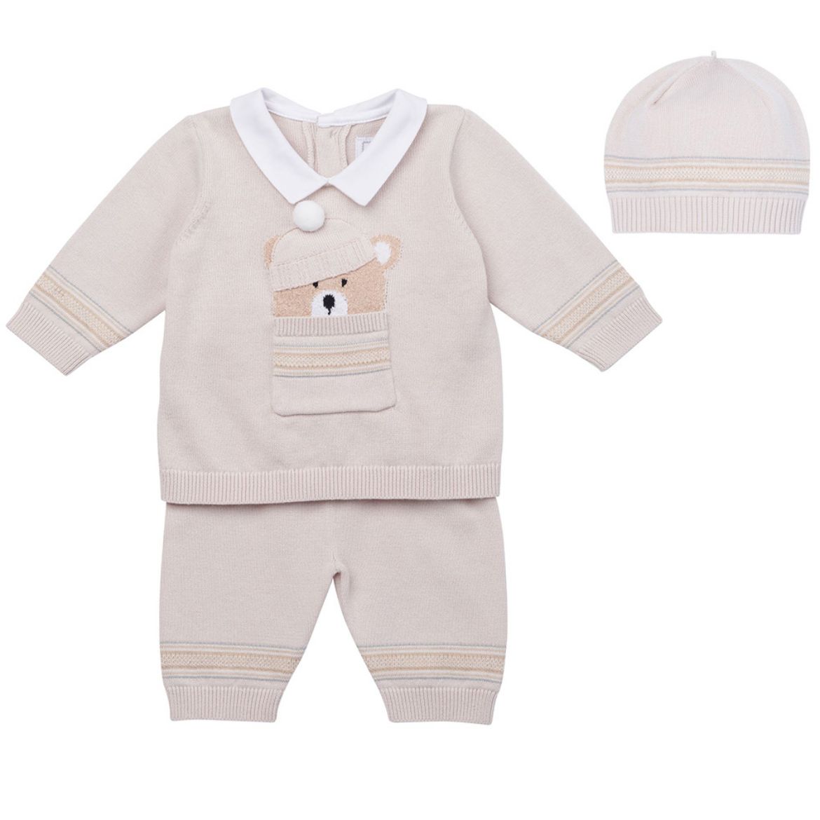 Picture of Emile Et Rose Boys Hudson Beige Set