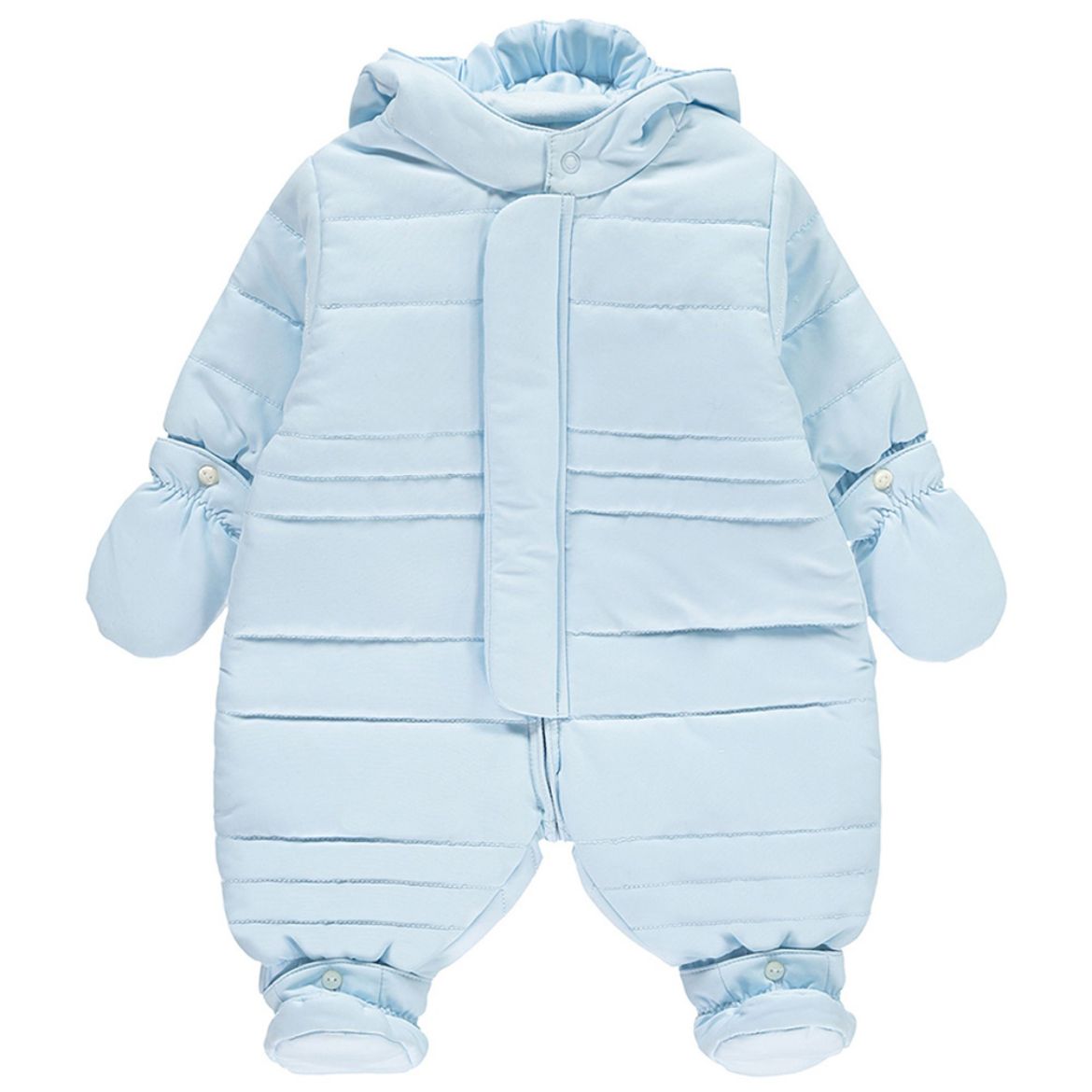 Emile Et Rose Boys Nelson Blue Pramsuit. Melanie Louise Childrens Designer Wear