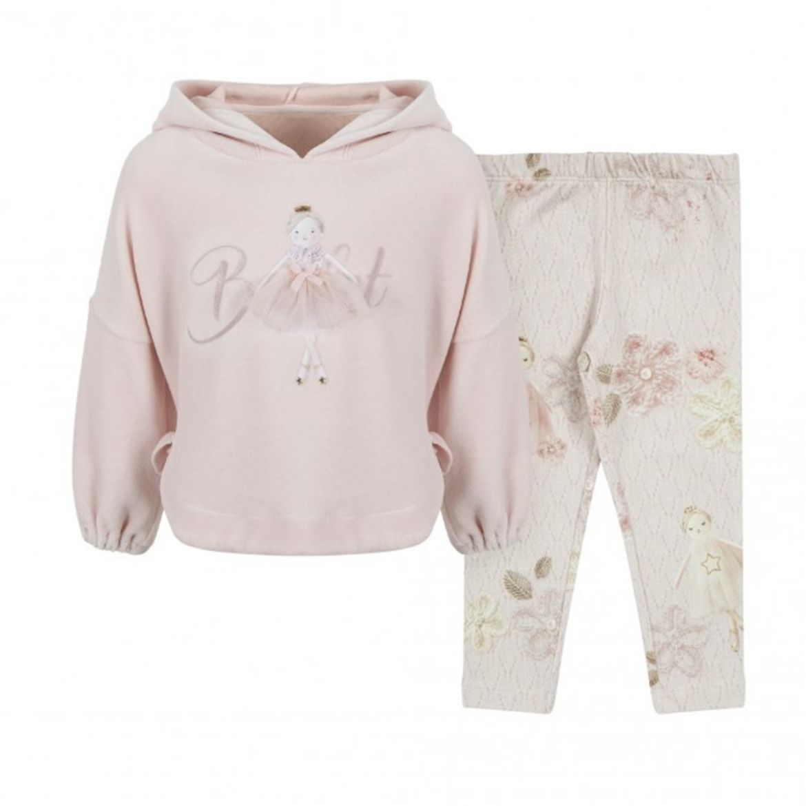 Picture of Lapin House Girls Pink Ballet Jumper & Leggings Set