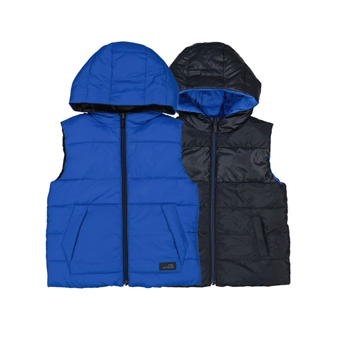 Picture of Mayoral Boys Blue & Navy Reversible Gilet