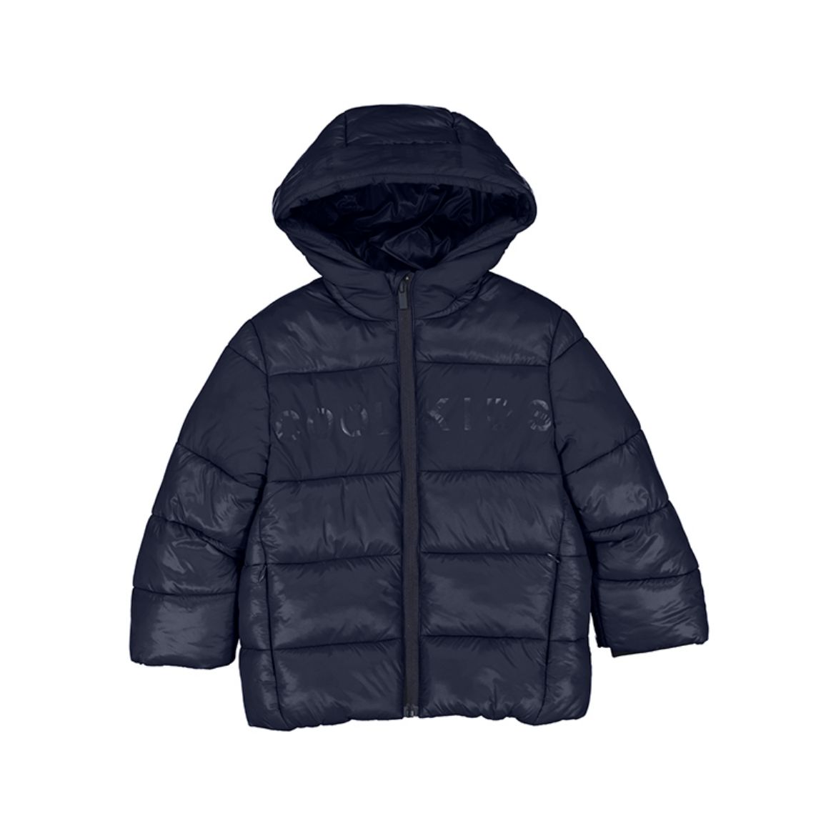 Boys navy padded coat best sale