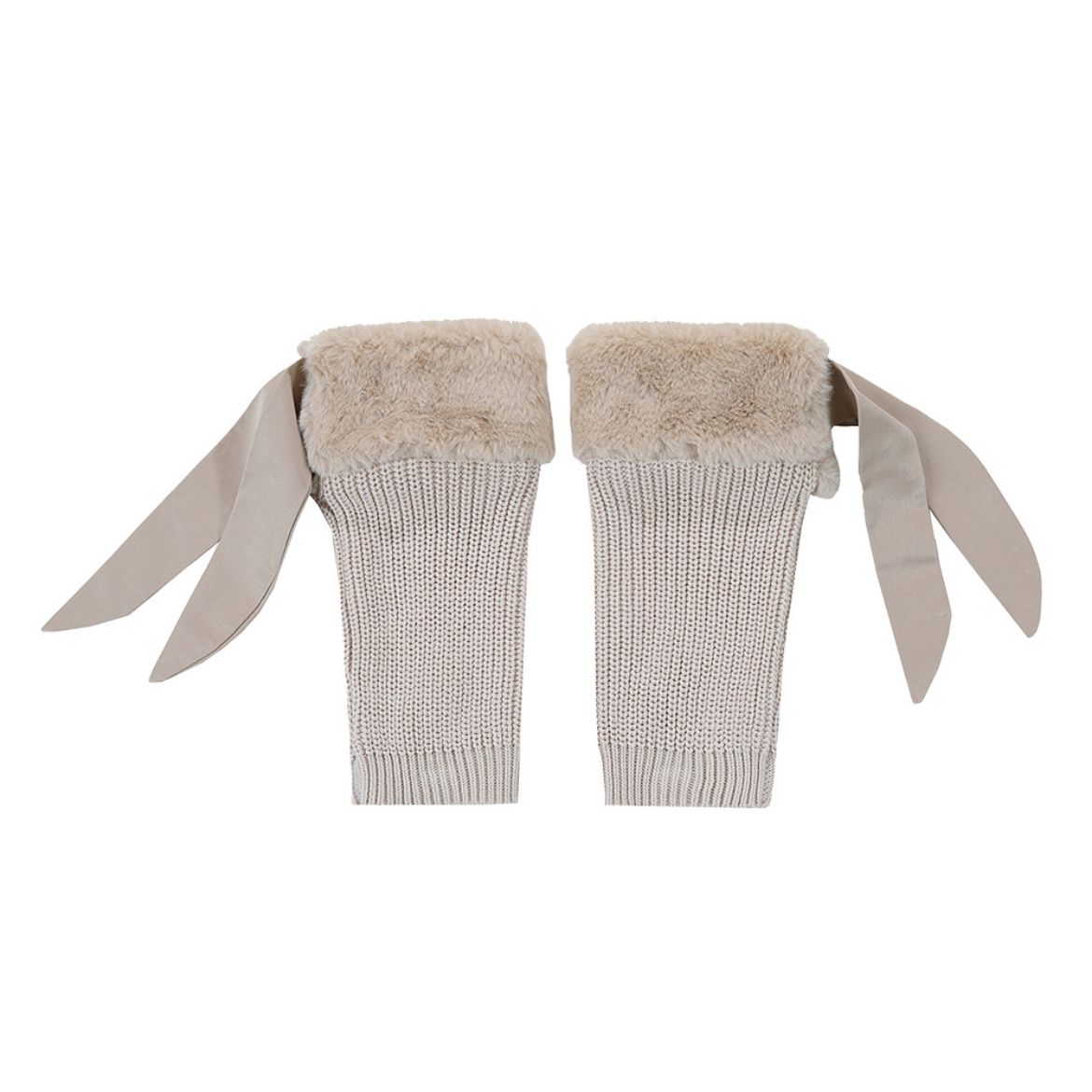 Picture of Donsje Gina Beige Leg Warmers