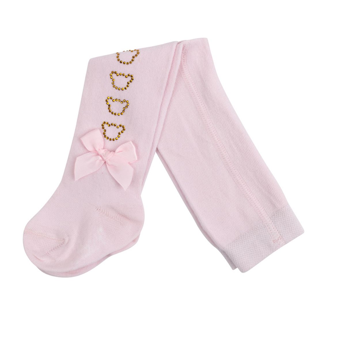 Picture of Little A Girls Gladys Pink Bear Tights