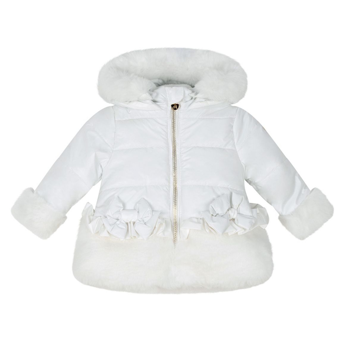 Picture of Little A Girls Honey White Coat