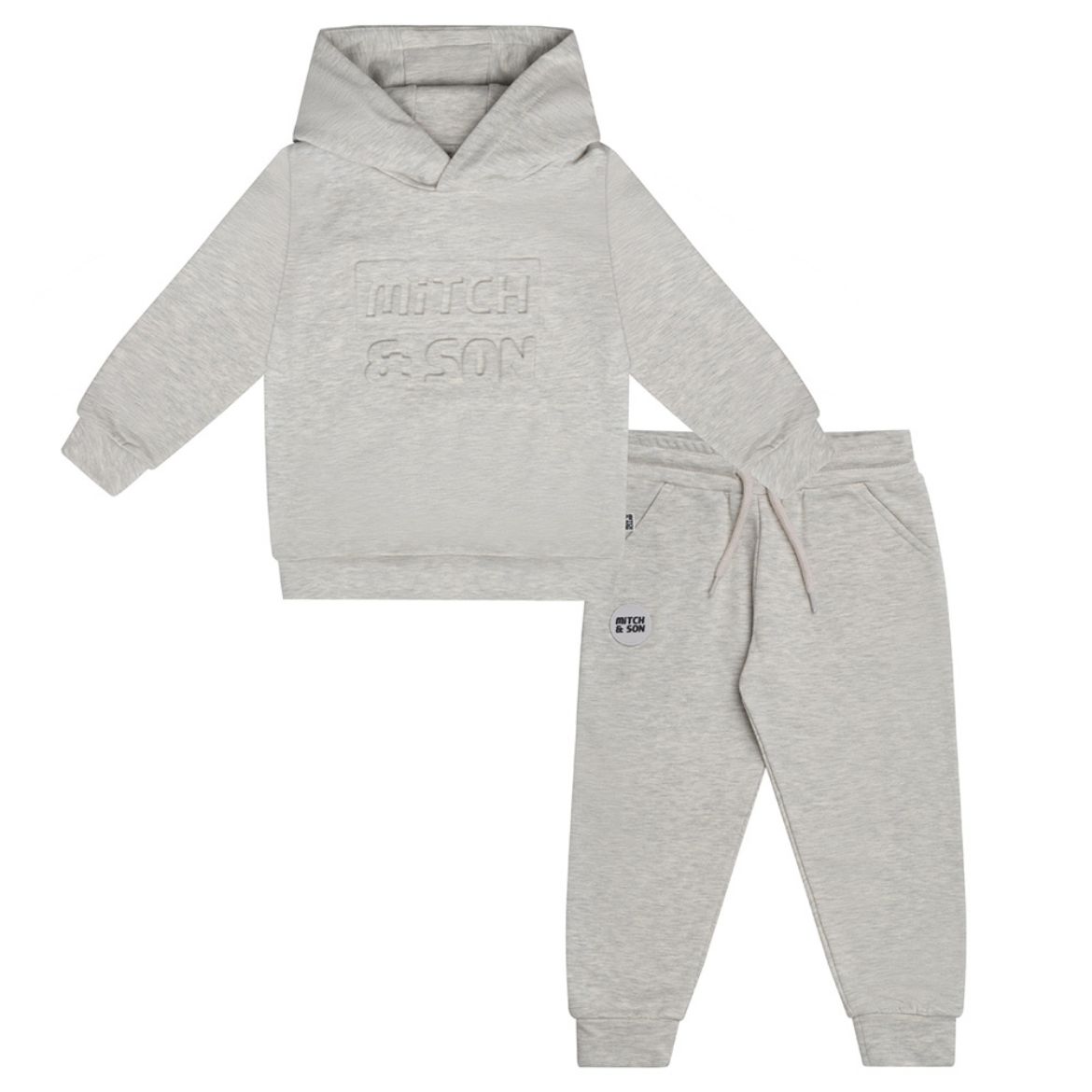 Picture of Mitch & Son Chase Light Grey Hooded Tracksuit