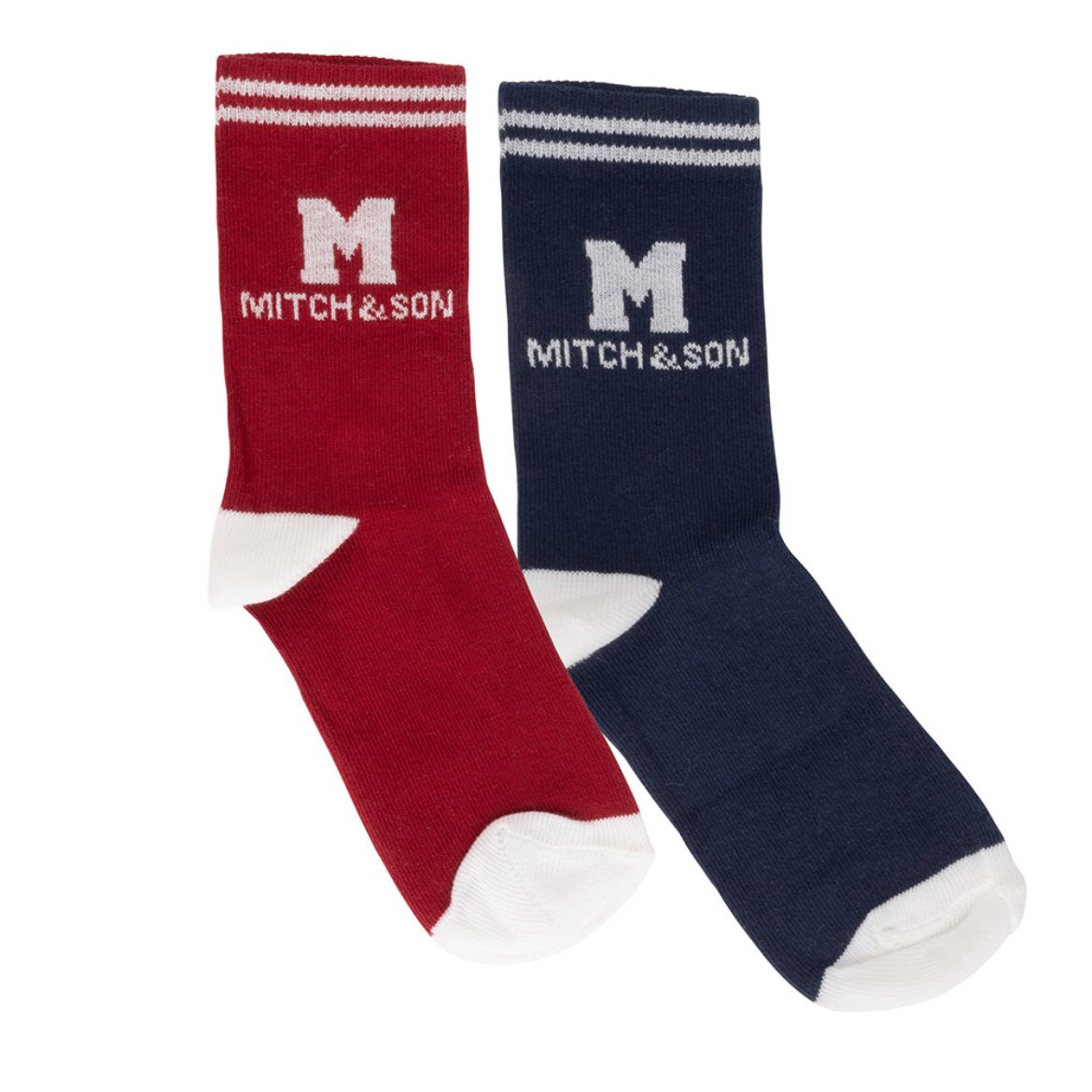 Picture of Mitch & Son Bennet Red Pack of 2 Socks