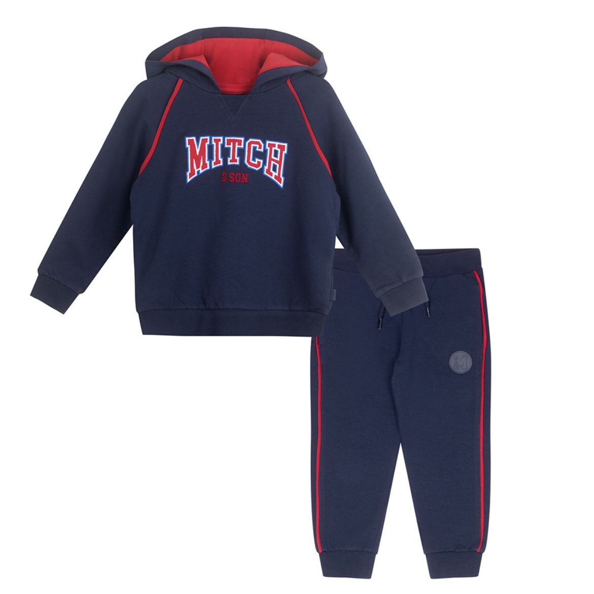 Picture of Mitch & Son Benny Navy Hooded Tracksuit