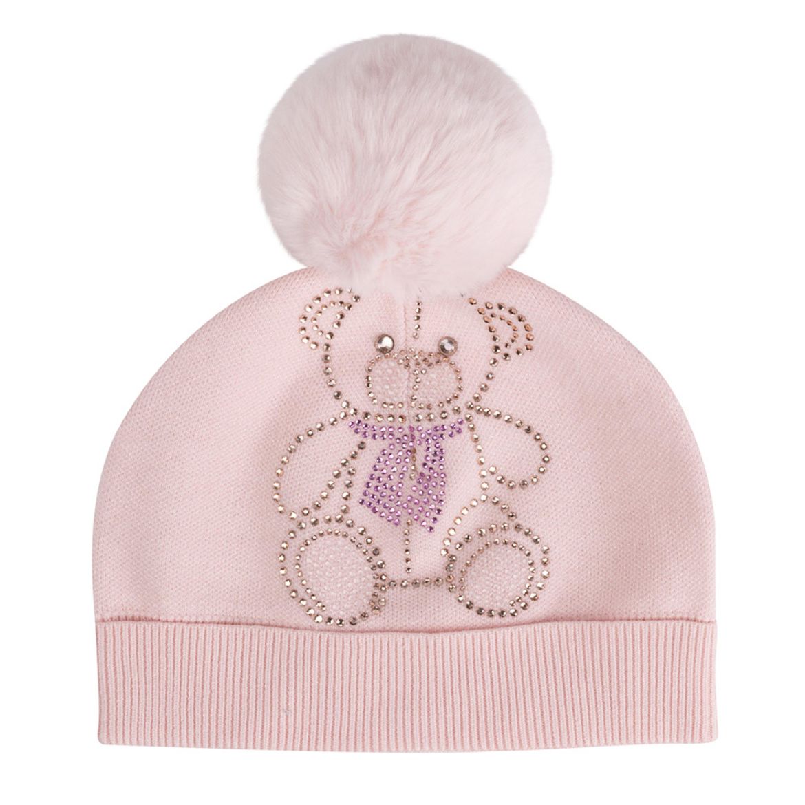 Picture of A Dee Girls Sabrina Pink Pom Pom Hat