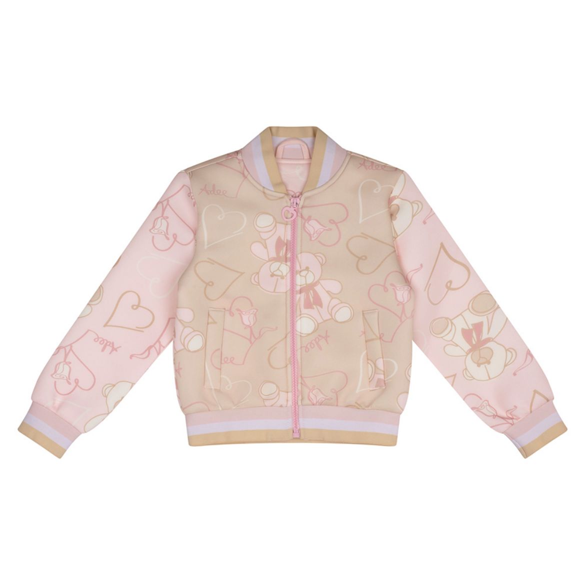 A Dee Girls Sassy Teddy Bomber Jacket