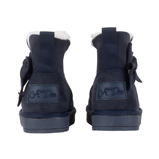 Picture of A Dee Girls Bowtiful Navy Ugg Boot