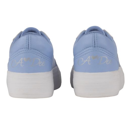 Picture of A Dee Girls Iced Blue Patty Platform Trainer