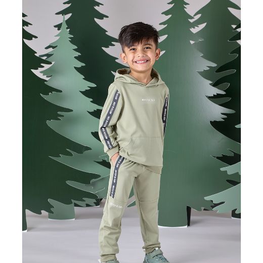 Picture of Mitch & Son Carson Khaki Hooded Tracksuit