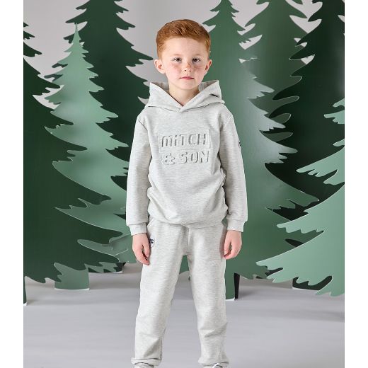 Picture of Mitch & Son Chase Light Grey Hooded Tracksuit