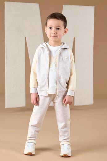 Picture of Mitch & Son Albie Beige Tracksuit