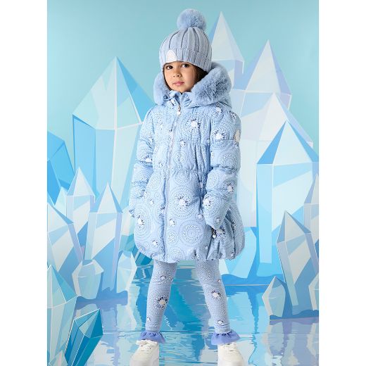 Picture of A Dee Girls Polly Iced Blue Coat