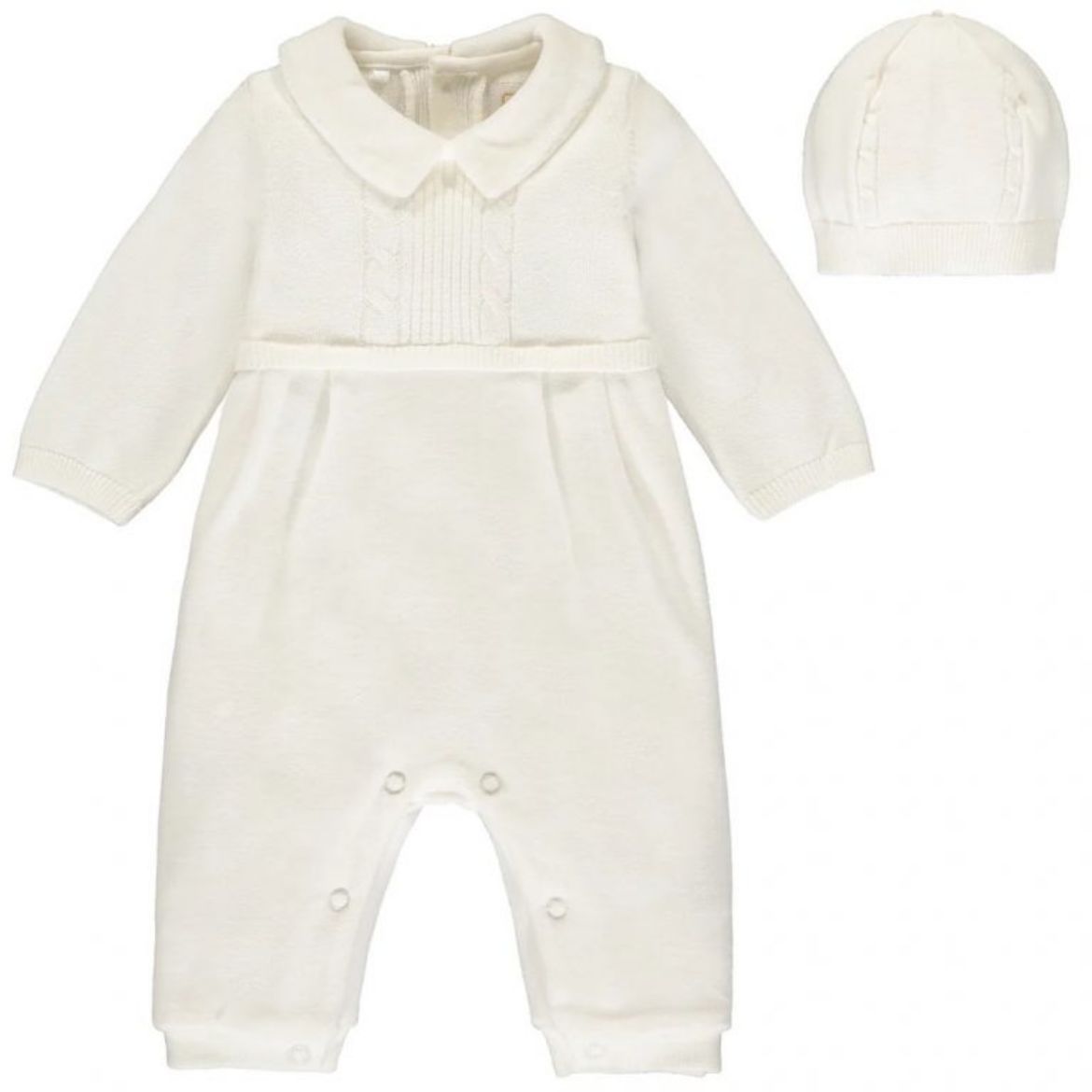 Picture of Emile Et Rose Unisex Langston Ivory Velour Set