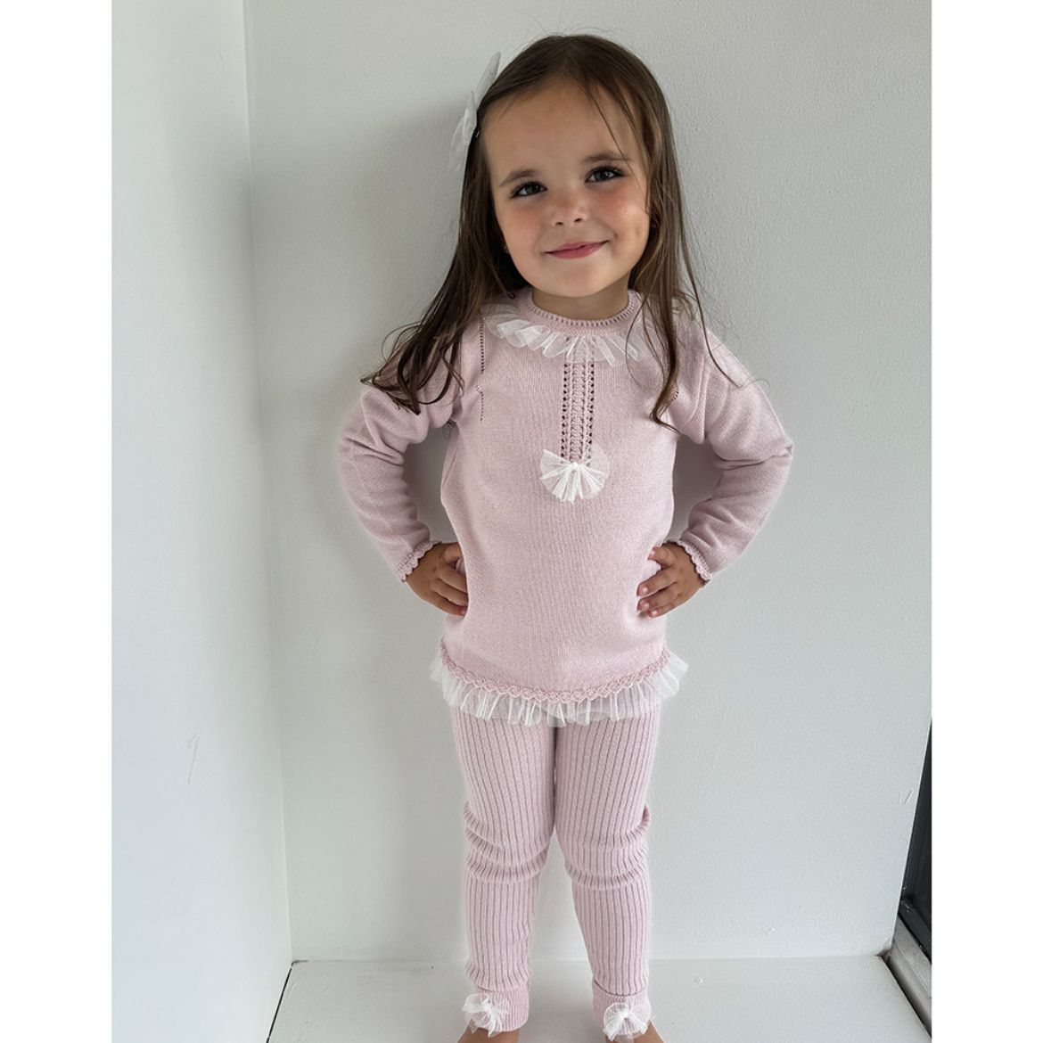 Picture of Granlei Pink Knitted Tracksuit 