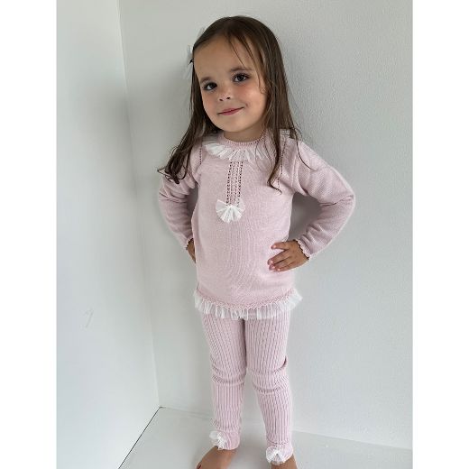 Picture of Granlei Pink Knitted Tracksuit 