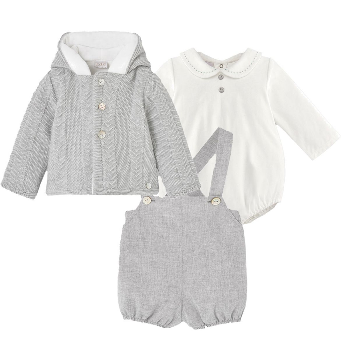 Picture of Paz Rodriguez Grey 3 Piece Set