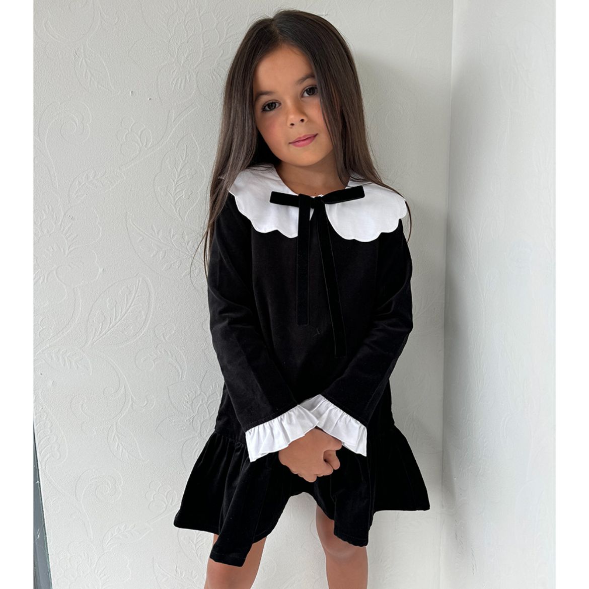 Picture of Phi Black Bow Dress