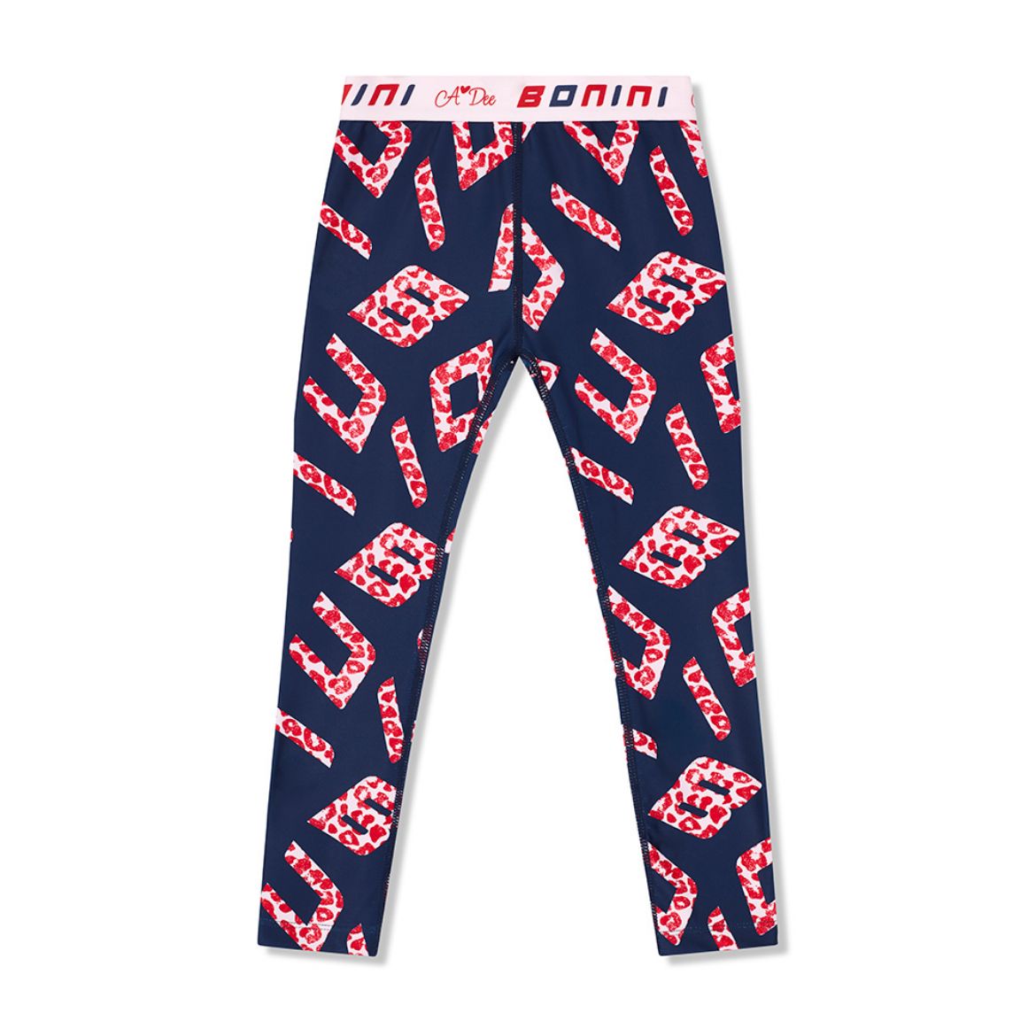 Picture of Bonini Inspire Navy Letter Print Leggings