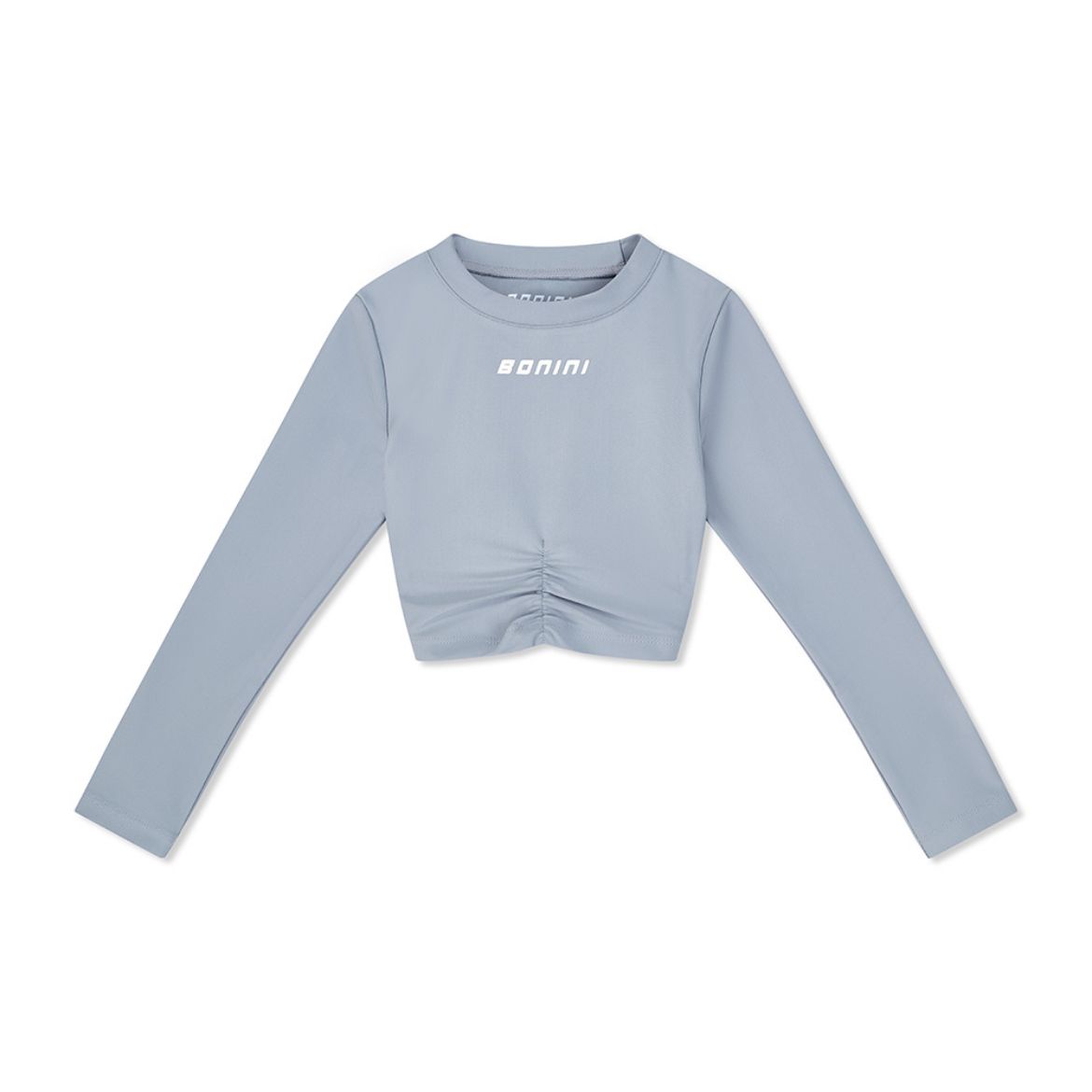 Picture of Bonini Aspire Grey L/S Crop Top