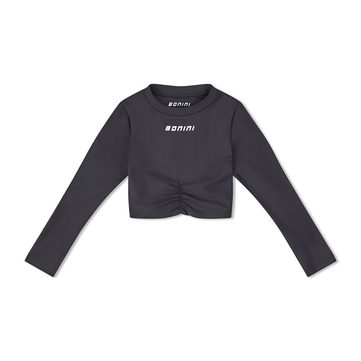 Picture of Bonini Aspire Black L/S Crop Top