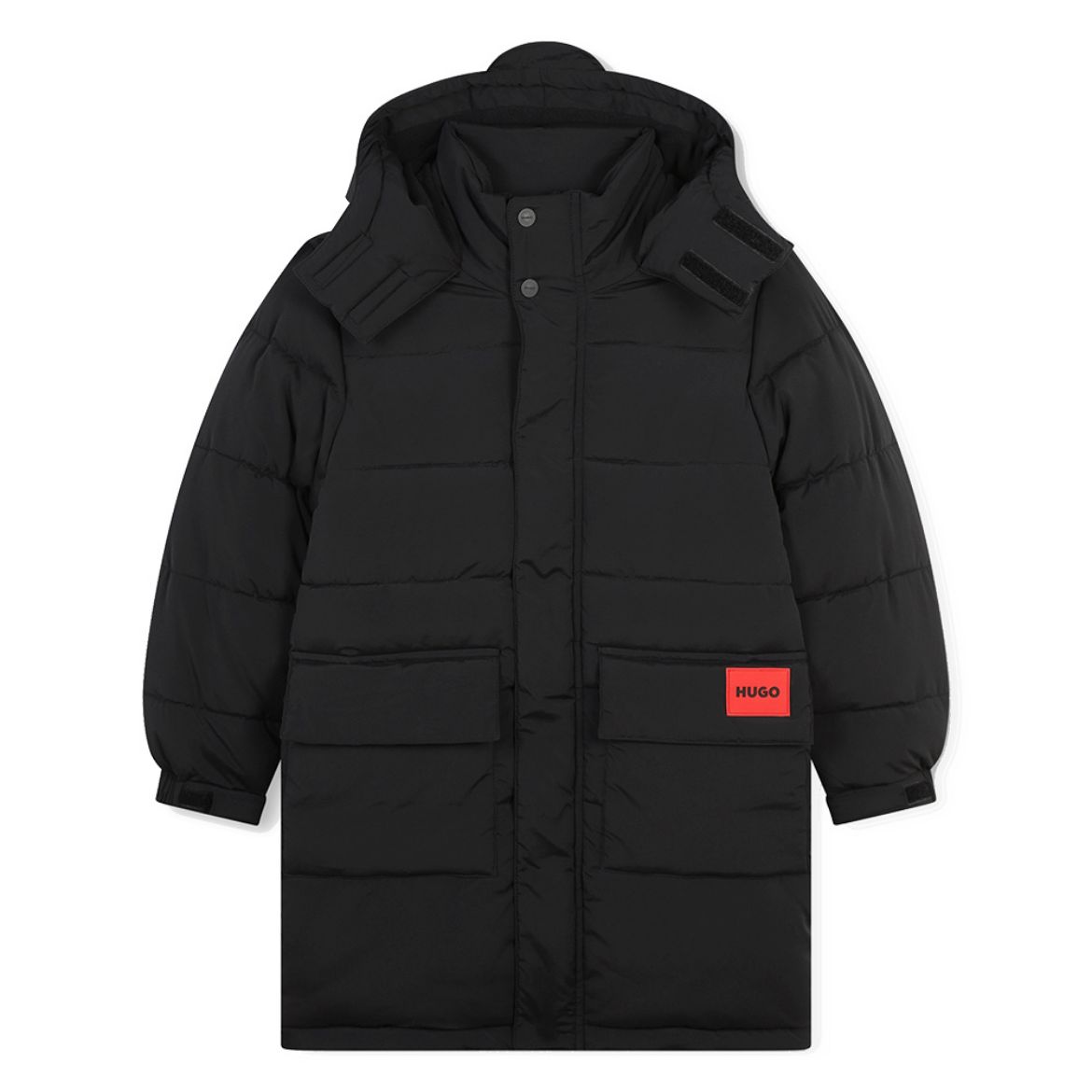 Picture of Hugo Boys Black Long Coat